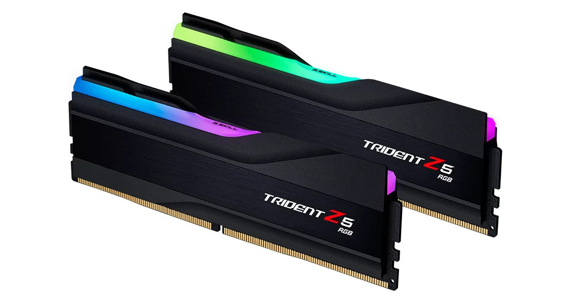 GSKILL 32GB (2x16GB) Trident Z5 RGB 7600MHz CL36 DDR5 1.4V Siyah Dual Kit Ram