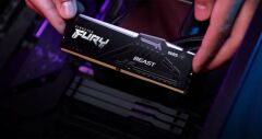 Kingston 16GB(2X8GB) FURY Beast RGB 5600Mhz CL38 DDR5 Dual Kit Ram