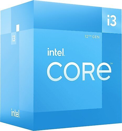 Intel Core i3 12100F 4.3GHz 12MB Önbellek 4 Çekirdek Soket 1700 10nm İşlemci