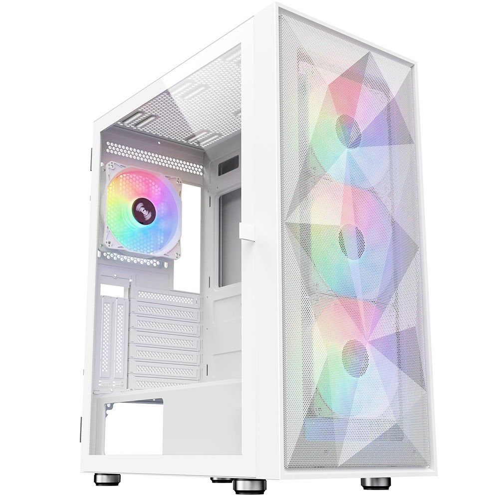 PowerBoost PB-P3509BW Mid-Tower Beyaz Gaming Kasa