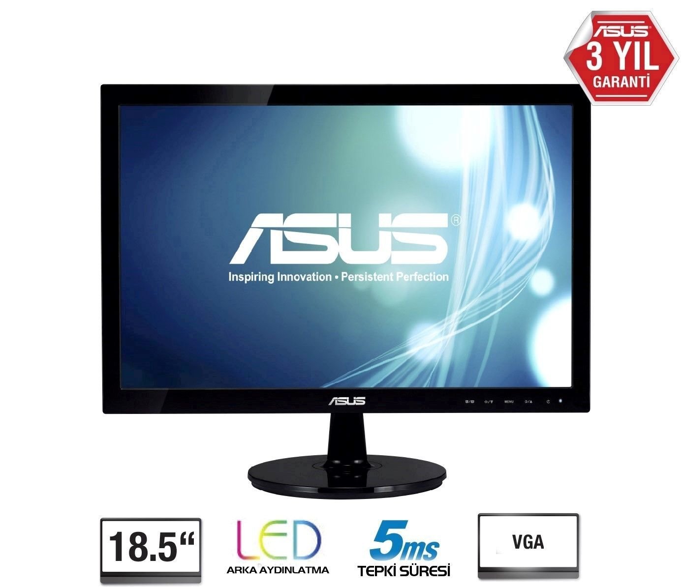 ASUS 18.5'' VS197DE 60Hz 5ms VGA LED Monitör
