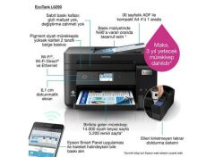 Epson EcoTank L6290 Wi-Fi + Tarayıcı + Fotokopi + Faks Renkli Çok Fonksiyonlu Tanklı Mürekkep Püskürtmeli Yazıcı (Orjinal Mürekkepli)